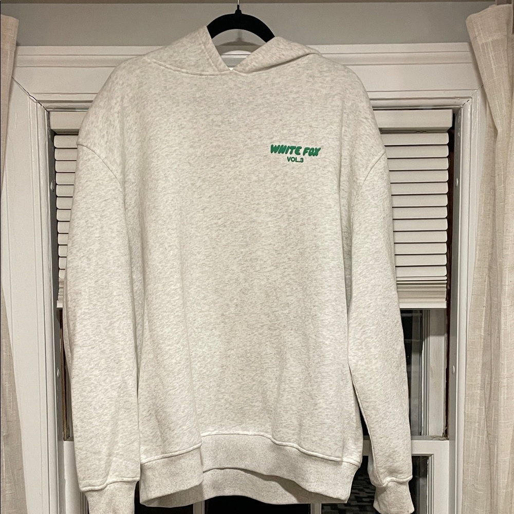 White Fox Gray Hoodie